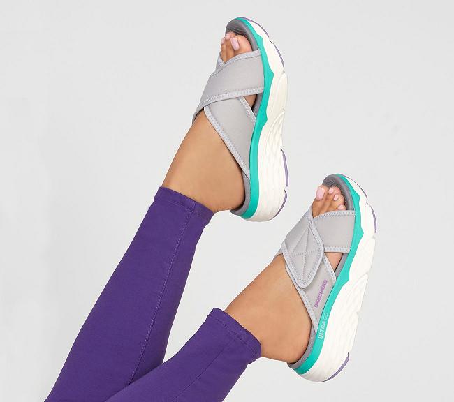 Zapatillas Para Caminar Skechers Mujer - Max Cushioning Gris KNGSZ0231